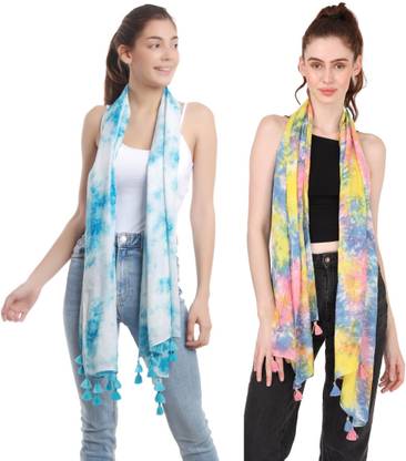 Palatt Printed Viscose Girls Scarf, Stole, Fancy Scarf
