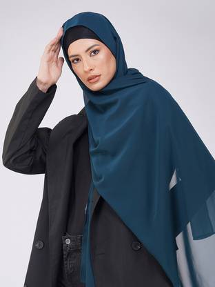 Ana Solid Georgette Women Scarf