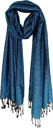 GLIMMERX Woven, Self Design Viscose Women Fancy Scarf, Scarf, Stole