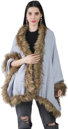 manra Solid Wool Blend Women Stole