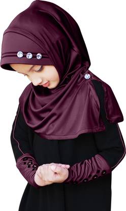 MEHAR Solid Polyester Girls Scarf