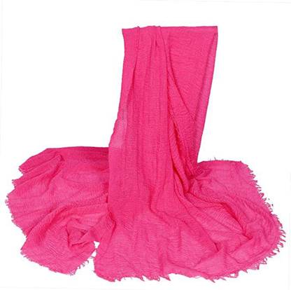Iba n Isba Solid Cotton Blend Women Scarf