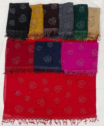 शीशा महिलाओं के लिए प्रिंटेड कॉटन ब्लेंड, कॉटन रेयॉन ब्लेंड फॉक्स टर्टलनेक नेक कवर, स्कार्फ, ब्लूटूथ स्कार्फ, फैंसी स्कार्फ, स्टोल