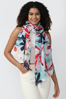 FOREVER 21 Floral Print Polyester Women Scarf