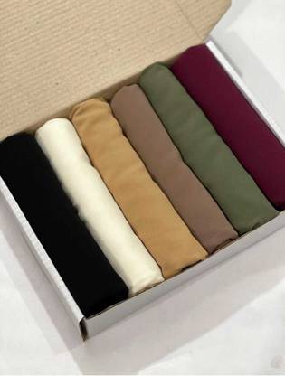 Hijab Solid Georgette Women Bluetooth Scarf, Fancy Scarf, Scarf, Stole