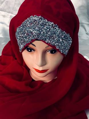 Climb Solid Georgette Women Fancy Scarf