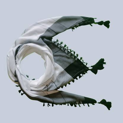 UCrafted Checkered Cotton Blend Men & Women Fancy Scarf, Scarf, Stole, Faux Turtleneck Neck Cover