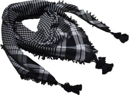 Dulhan Enterprises Checkered Cotton Blend Men Scarf