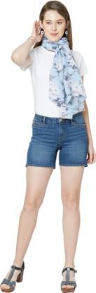 CLOTH HAUS INDIA Floral Print Polyester Women Scarf