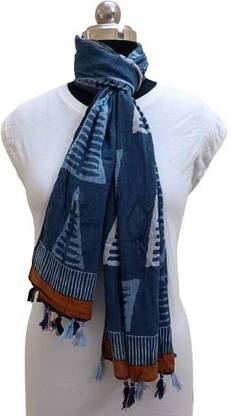 Fashage Geometric Print Polycotton Women Scarf