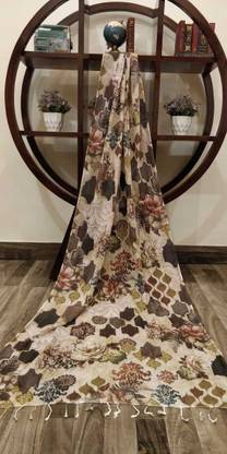 DOLPHIN TEXTILES Self Design Cotton Blend Girls Scarf