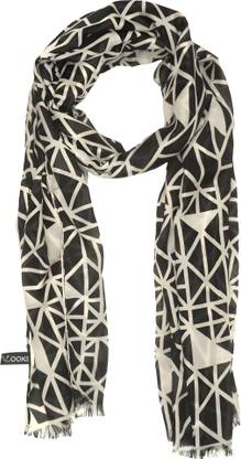VI LOOKS Geometric Print Cotton Blend Men & Women Scarf, Fancy Scarf, Stole