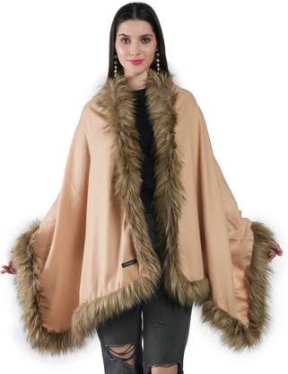Life and style Solid Wool Blend Women Stole