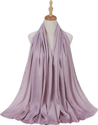 SM PRODUCTS Solid Chiffon Women Fancy Scarf, Scarf, Stole