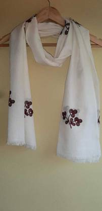 Urban Desi Floral Print Cotton Blend Girls Stole