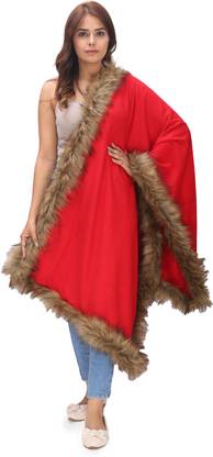 manra Solid Wool Blend Women Stole