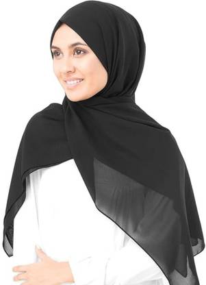 barakath Solid Chiffon Women Scarf