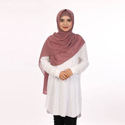 Norani Hijab Self Design Chiffon Women Stole