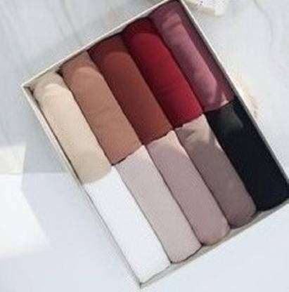 AEDO PEDO Solid Cotton Blend Women Scarf