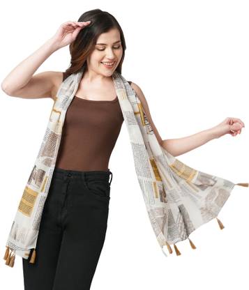 sahil fashion Printed Georgette Women Fancy Scarf