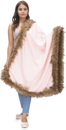 manra Solid Wool Blend Women Stole