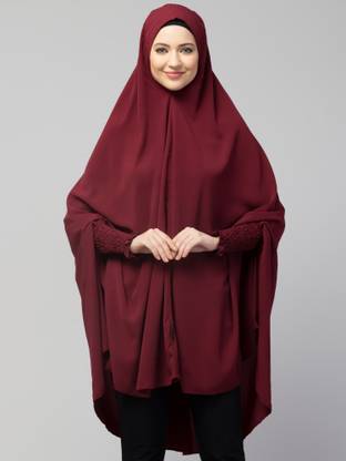 hijabworld Solid Polyester Women Scarf