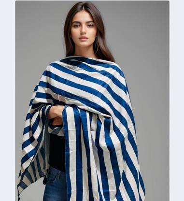 SAVAARA Printed Cotton Rayon Blend Women Scarf, Stole, Fancy Scarf