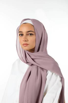AEDO PEDO Solid Georgette Women Scarf