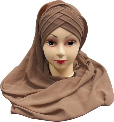 Tijarat Solid Georgette Women Fancy Scarf