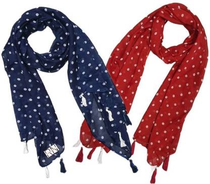 mss FASHION Printed Chiffon Women Stole, Scarf, Fancy Scarf