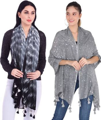 Palatt Printed Viscose Girls Scarf, Stole, Fancy Scarf