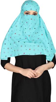 7 Season's Printed Rayon Girls Fancy Scarf