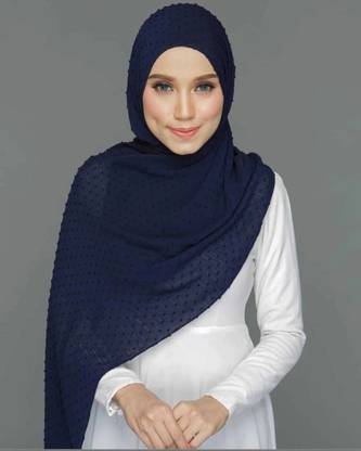 Norani Hijab Solid Chiffon Women Scarf