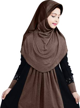 mehar hijab Self Design Polycotton Girls Scarf