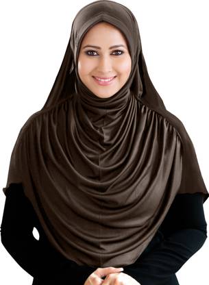 mehar hijab Solid Cotton Blend Women Scarf