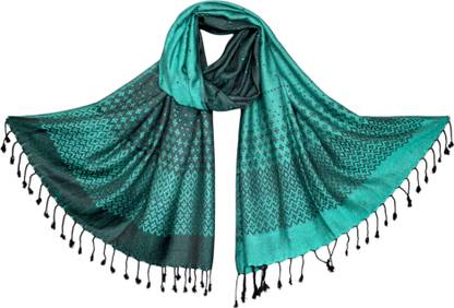 GLIMMERX Self Design Viscose Girls Stole, Scarf, Fancy Scarf, Faux Turtleneck Neck Cover