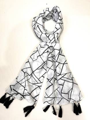 ci accessories Geometric Print Polycotton Girls Stole