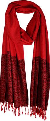 GLIMMERX Self Design Viscose Girls Stole, Fancy Scarf, Scarf