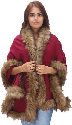Life and style Solid Wool Blend Women Stole