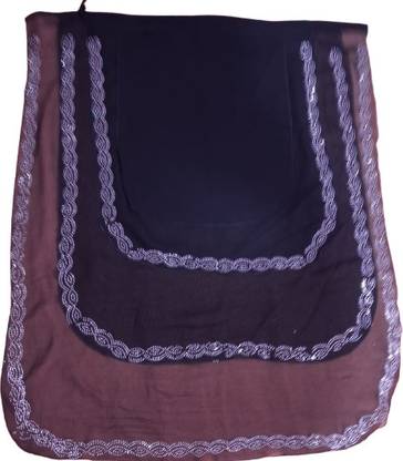 DBD MALL Embellished Chiffon Women Fancy Scarf