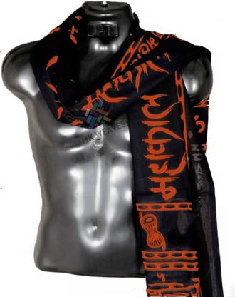 Mk weaves Printed Pure Cotton Men & Women Scarf