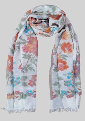 Cashmere Craft Printed Viscose Women Fancy Scarf, Stole