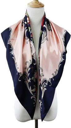 gustave Floral Print Silk Women Scarf