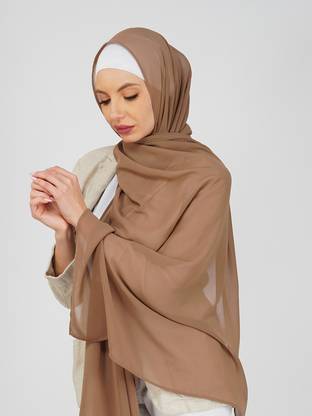Ana Solid Georgette Women Scarf