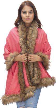 Life and style Solid Wool Blend Women Stole