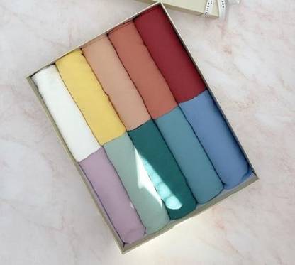 URSHIA Solid Georgette Women Scarf