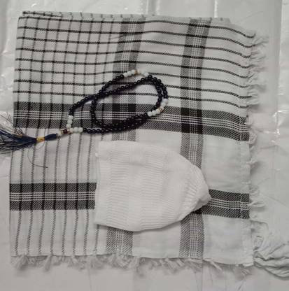 RAHI Checkered Cotton Blend Men Scarf