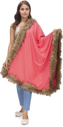 manra Solid Wool Blend Women Stole