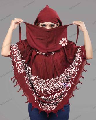 Om Sai Fashion Solid Cotton Blend Women Scarf