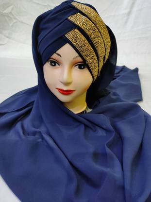 Climb Embellished Georgette Women Scarf